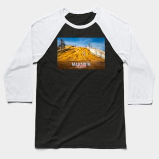 Mammoth Hot Spring Yellowstone Baseball T-Shirt